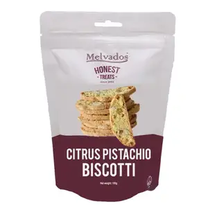 Citrus Pistachio Biscotti - Melvados