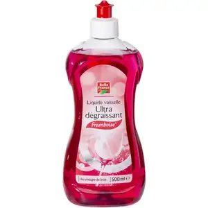 Ultra Degreasing Dishwash Liquid Raspberry - Belle France