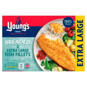 Extra Large Breaded Fish Fillet - Young's