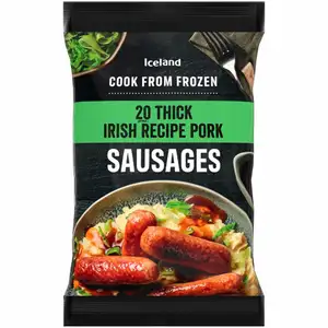 Thick Irish Recipe Pork Sausage - Iceland