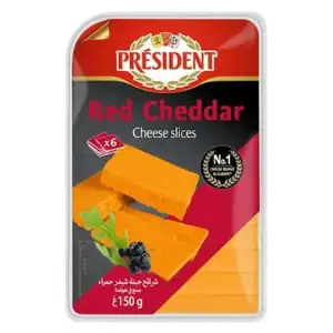 Red Cheddar Slices - Président