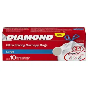 Ultra Strong Garbage Bags Large - Diamond