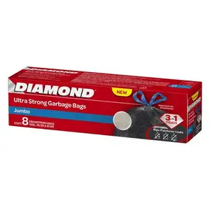 Jumbo Ultra Strong Garbage Bags - Diamond