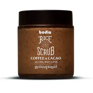 Body Rice Scrub - Coffee & Cacao - Bodia