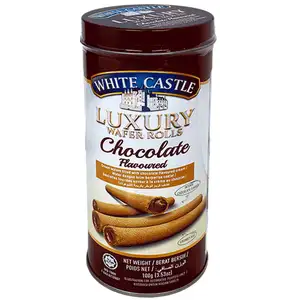 Luxury Cream Wafers Rolls Chocolate - White Castle