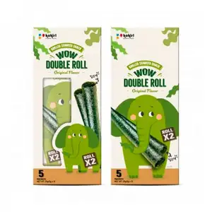 Grilled Seaweed Snack Wow Double Roll Original Flavor - Kokiri