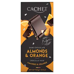 Dark Chocolate Almond & Orange - Cachet