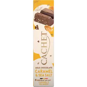 Milk Chocolate Caramel & Sea Salt Bar - Cachet