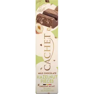Milk Chocolate Hazelnut Piece Bar - Cachet