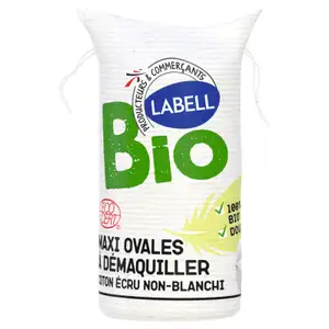 Organic Oval Cotton Pads - Labell