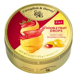 Double Fruits Drops Lemon with Strawberry Filling - Cavendish & Harvey