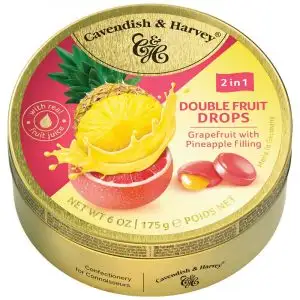 Grapefruit with Pineapple Filling Double Fruits Drops - Cavendish & Harvey