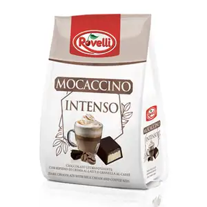Dark Chocolate with Milk Cream and Coffee Nibs - Rovelli Premium