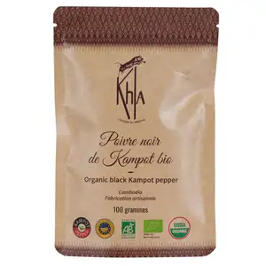 Organic Black Kampot Pepper PGI - Khla