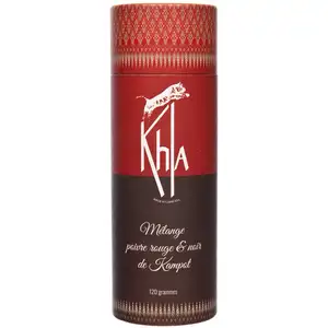 Organic Black and Red Kampot Pepper PGI - Khla