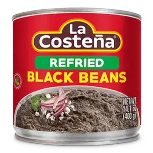 Refried Black Beans - La Costeña