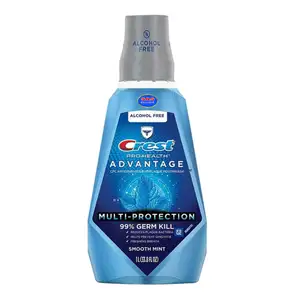 Smooth Mint Advantage Multi Protection Alcohol Free Mouthwash - Crest