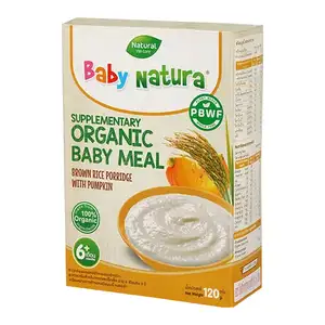 Organic Baby Meal Brown Rice Porridge with Pumpkin - Baby Natura