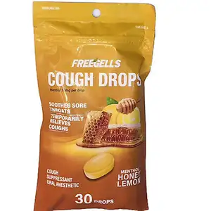 Cough Throat Drops Menthol Eucalyptus - FreeGells