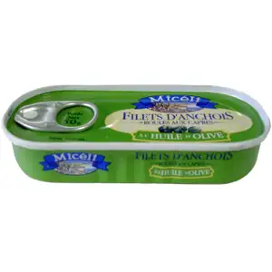 Anchovy Fillet Rolled with Capers in Olive Oil - Miceli - Micéli
