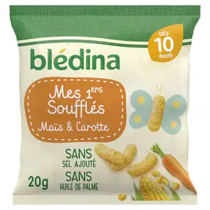 My First Soufflés from 10 Months, Corn & Carrot - Blédina
