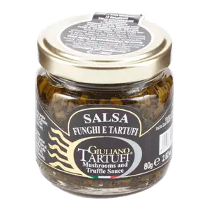 Mushroom and Truffle Sauce in Jar (Summer Truffle 7%) - Giuliano Tartufi