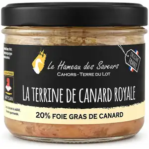Royal Duck Terrine with 20% Duck Foie Gras - Le Hameau des Saveurs