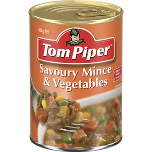 Savoury Mince & Vegetables - Tom Piper