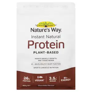 Instant Natural Protein Plant-Based Chocolate Flavor - Nature Way