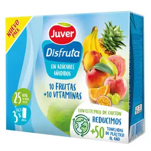 Mini 10 Fruits 10 Vimatins Juice No Added Sugar Pack - Juver