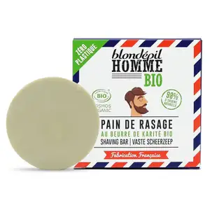 Shaving Bar with Organic Shea Butter - Blondépil Homme