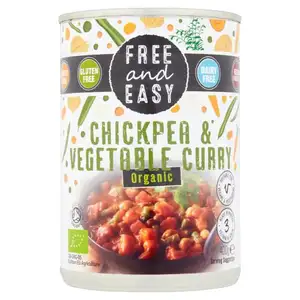 Organic Chickpea & Vegetable Curry - Free and Easy