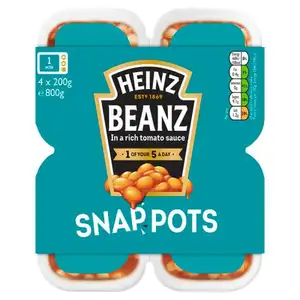 Beanz in Rich Tomato Sauce Snap Pots - Heinz