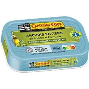 Whole Anchovy in Extra Virgin Olive Oil - Capitaine Cook