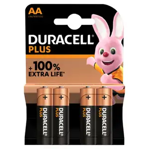 Plus Batteries Extra Life AA (1.5V) - Duracell