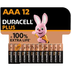 Plus Batteries Extra Life AAA (1.5V) - Duracell
