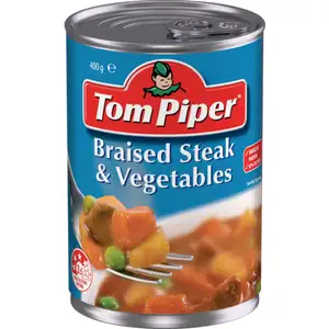 Braised Steak & Vegetables - Tom Piper