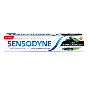 Natural Whitening Treatment with Natural Charcoal Toothpaste - Sensodyne