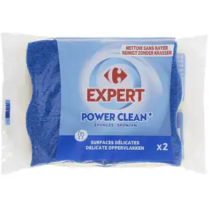 Power Clean Delicate Surface Scouring Sponge - Carrefour