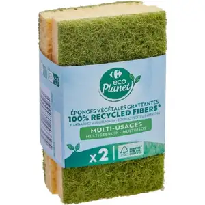 Recycled Fibers Multi-Usages Sponge - Carrefour