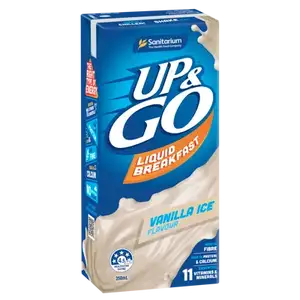 Up & Go Liquid Breakfast Vanilla Ice Flavour - Sanitarium