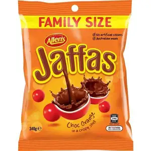 Jaffas Choc Orange Family Size - Allen's