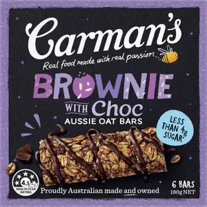 Choc Aussie Oat Bars - Carman's