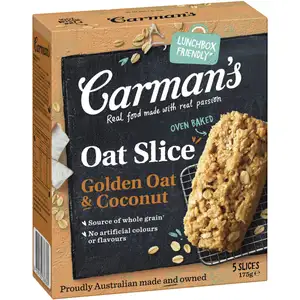 Oat Slice Golden Oat & Coconut  - Carman's