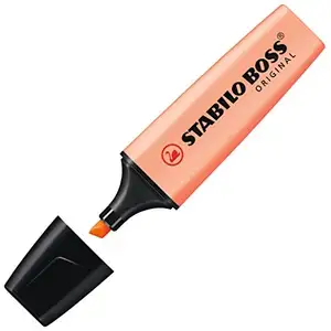 Pastel Peach Boss Highlighter - Stabilo