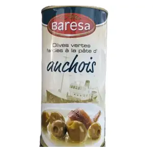 Green Olives Stuffed with Anchovy Paste - Baresa
