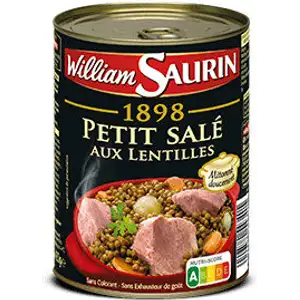 Salted Pork with Lentil - William Saurin
