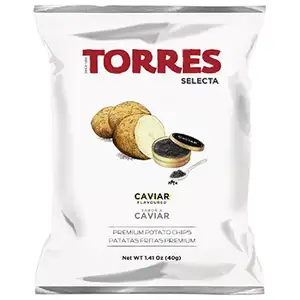 Caviar Flavoured Premium Potato Chips - Torres
