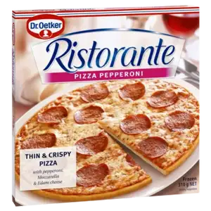 Pepperoni Thin & Crispy Pizza - Dr.Oetker