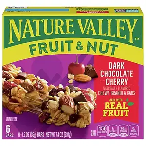 Fruit & Nut Dark Chocolate Cherry Chewy Granola Bars - Nature Valley